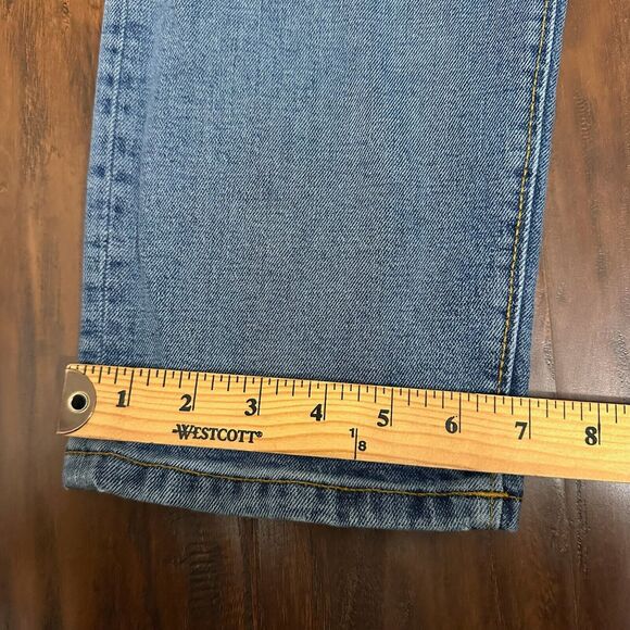 JEANERICA TM005 Jeans Blue Denim Light Vintage Straight Leg Cotton - Picture 13 of 13